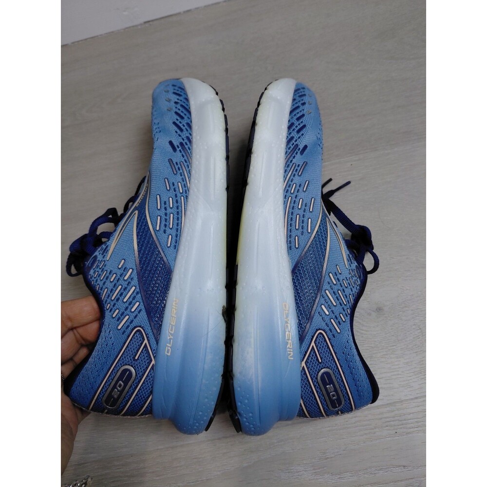 Size 9.5B - Brooks Glycerin 20 Blissful Blue Womens Sneakers - Picture 6 of 13
